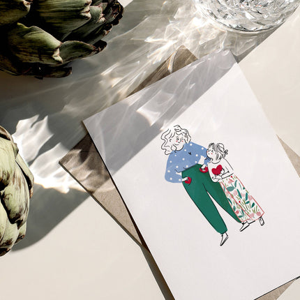 Carte double « Amour »