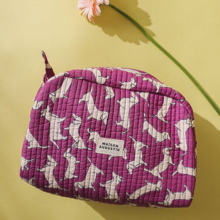 Trousse de toilette Teckel Violet