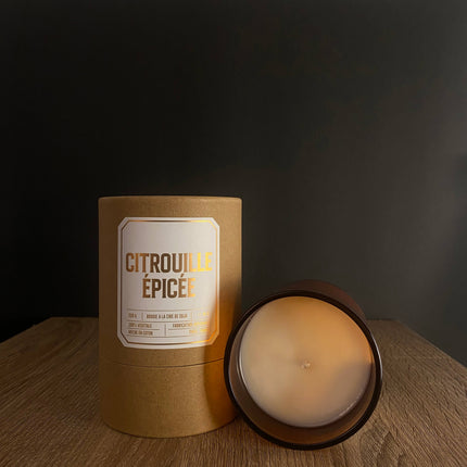 Bougie Parfumée Citrouille Épicée