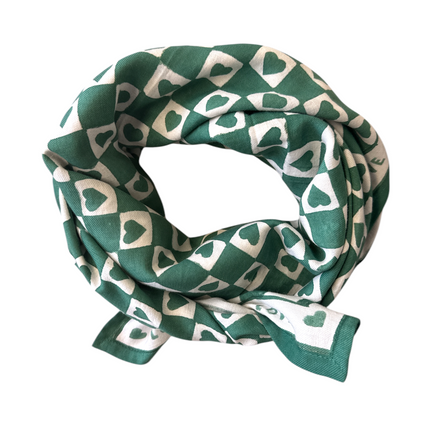 NEW Foulard Coeur Sapin