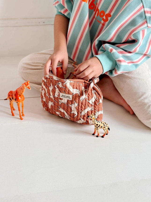 Trousse Make up Teckel Brown