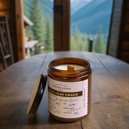 NEW Bougie parfumée Chocolat Chaud - 200g