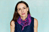 NEW Foulard Jade Coeur Violet - Frangin Frangine