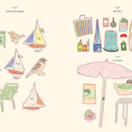 Carnet de coloriages et de stickers / Paris