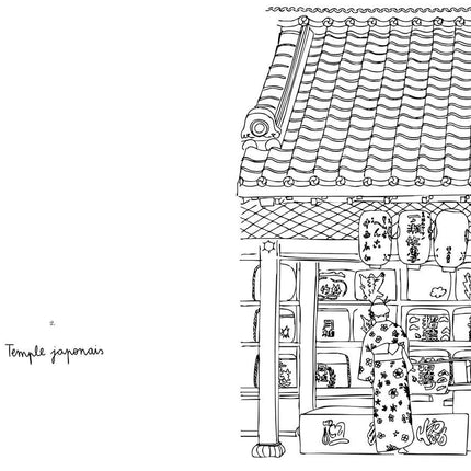 Carnet de coloriages Tokyo