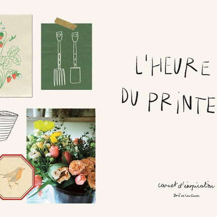 Livre l'heure du printemps - carnet d'inspiration