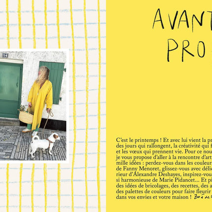 Livre l'heure du printemps - carnet d'inspiration