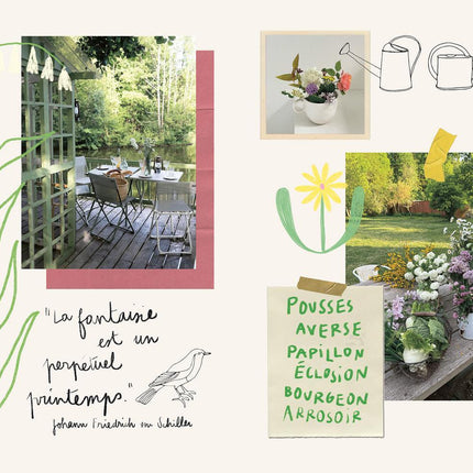 Livre l'heure du printemps - carnet d'inspiration