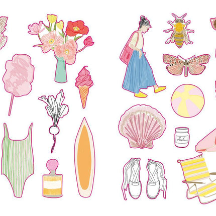 Holiday stickers book