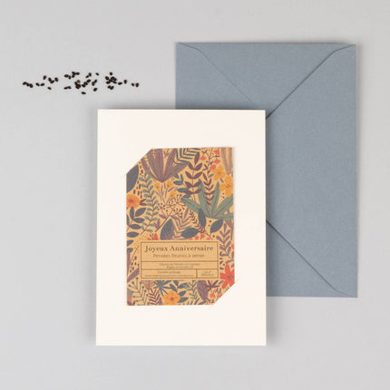 NEW Sachet de graines Joyeux anniversaire (pensées)