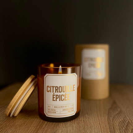 Bougie Parfumée Citrouille Épicée