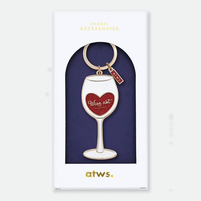 Porte-clés Pourquoi pas du vin