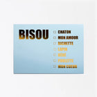 Carte Bisou à cocher