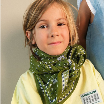 NEW Foulard Zebra Kaki (small)