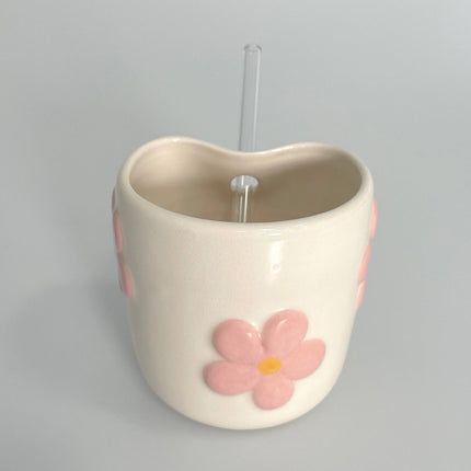 Gobelet en céramique Blomma 240 ml Rose XL
