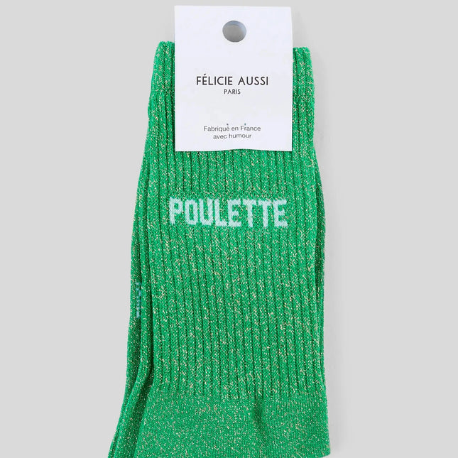 Chaussettes Poulette (vert)