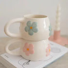 Tasse en céramique Blomma Vert (300 ml)