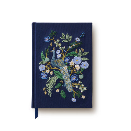 NEW Journal brodé Peacock