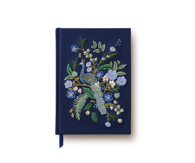 NEW Journal brodé Peacock