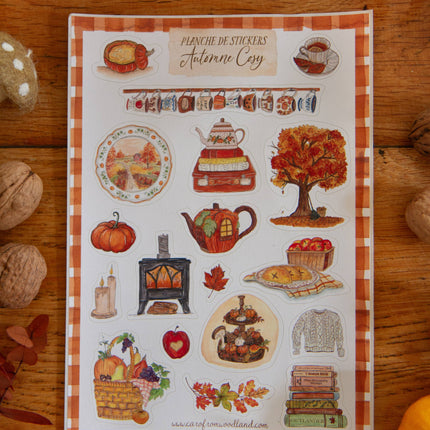 Planche Stickers Automne