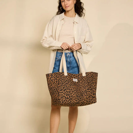 Sac Claude Léopard cannelle