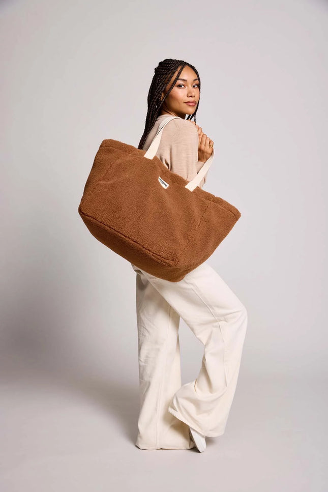 NEW Sac Claude Teddy brun