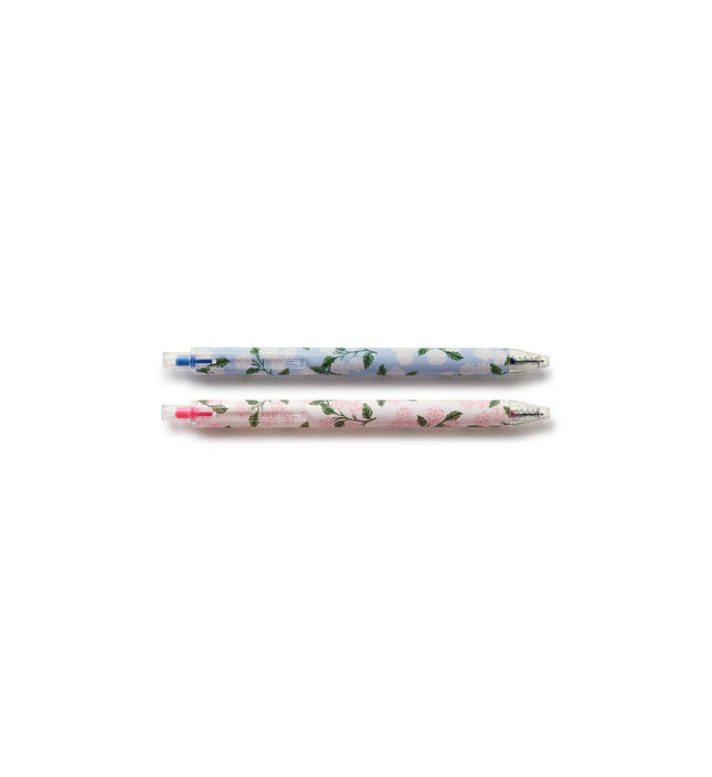 Ensemble de 2 stylos gel Hortensia