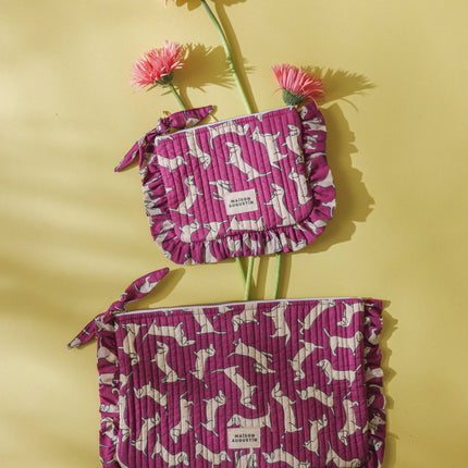 Grande Pochette Teckel Violet