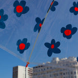 Parapluie fleurs bleues adulte Mathilde Cabanas