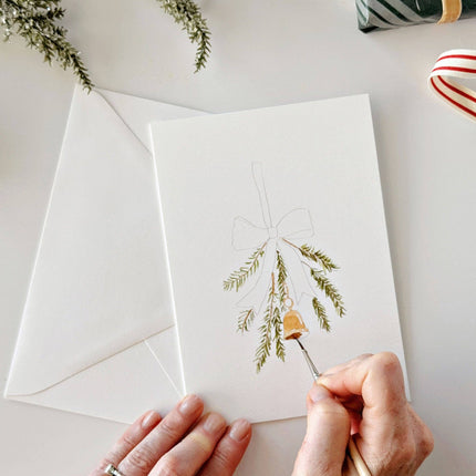 Cartes de Noël à peindre