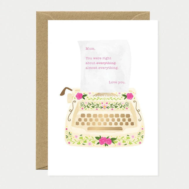 Carte postale Je t'aime maman