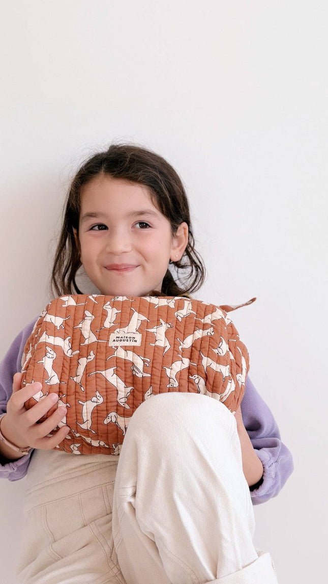 NEW Trousse de toilette Teckel Brown