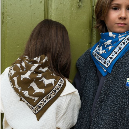 NEW Foulard Teckel kaki