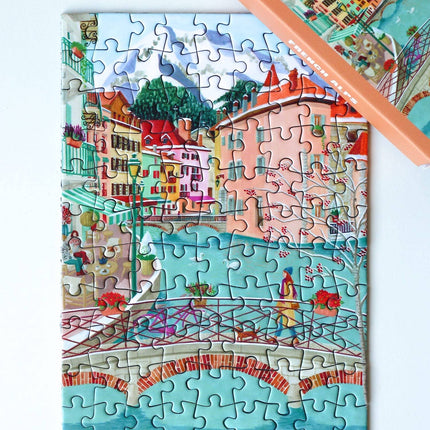 Mini-puzzle 99 pièces French Alps
