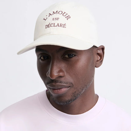 Casquette ivoire L'amour est déclaré