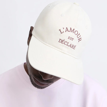Casquette ivoire L'amour est déclaré