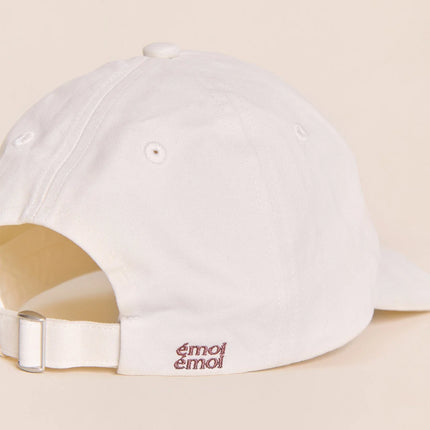 Casquette ivoire L'amour est déclaré