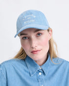 Casquette en denim L'amour est déclaré