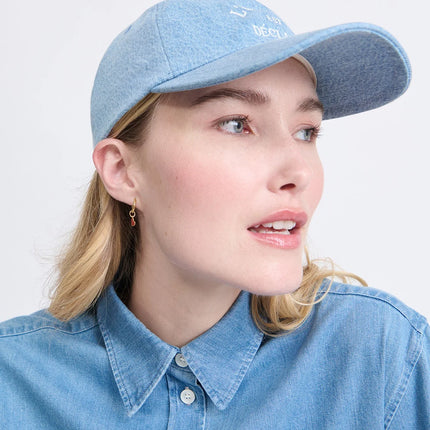 Casquette en denim L'amour est déclaré