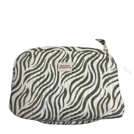 NEW Trousse de toilette  Zebre Kaki