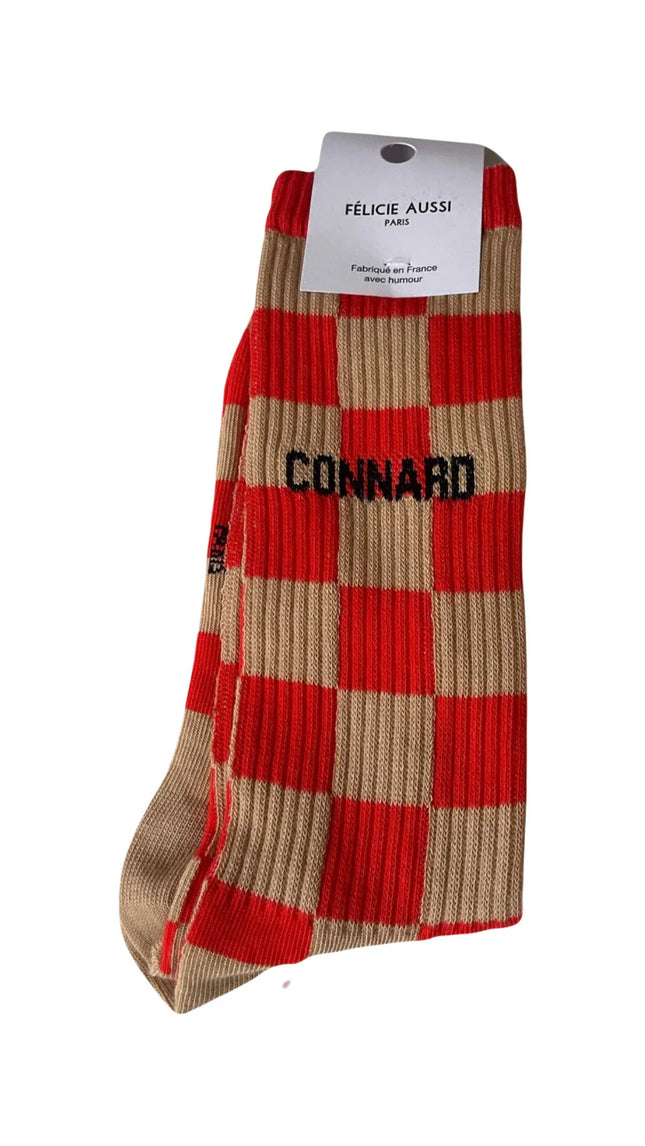 Chaussettes Connard damier (homme)