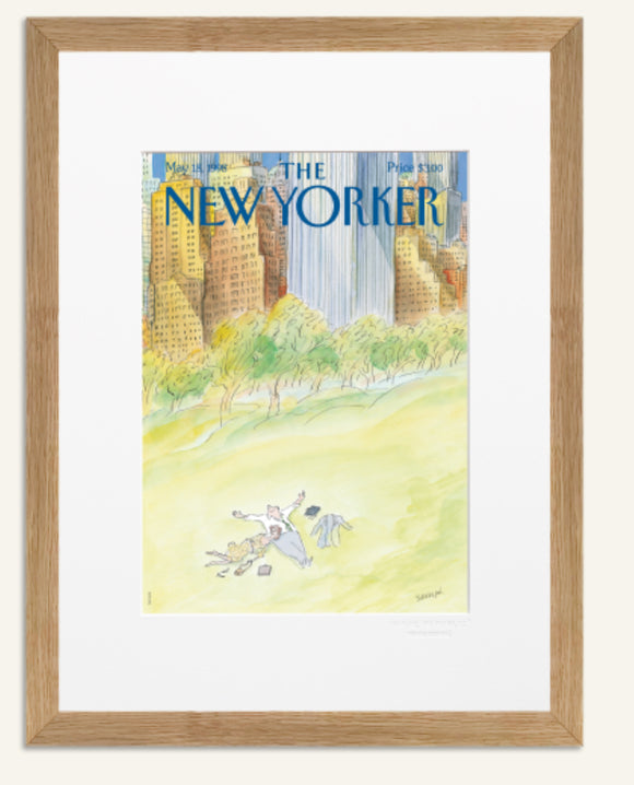 Affiche Sempé - The New Yorker Central Park Image Republic