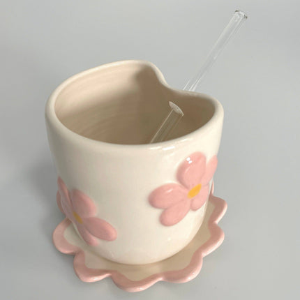 Gobelet en céramique Blomma 240 ml Rose XL