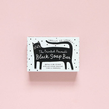 Savon Artisanal au Charbon de Bois Chat Noir
