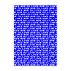 Carte postale Que Du Love bleu