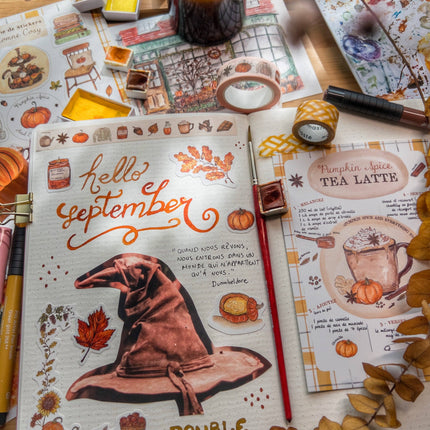 Planche Stickers Automne