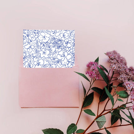 Carte double « Joyeux anniversaire »