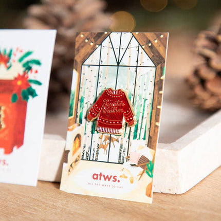 NEW Pin's Pull d'hiver