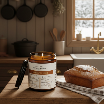 NEW Bougie parfumée Pain d'épices - 200g