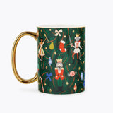 NEW Tasse de Noël en porcelaine Evergreen Casse Noisette - Rifle Paper